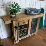 Carpenter's workbench restored