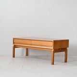 Vintage oak low cabinet