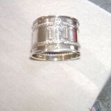 Massive silver towel ring