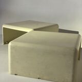 Paire de tables basses vintage 1970/80