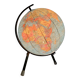 Globe vintage 1972 terrestre verre Taride tripode - 22 cm