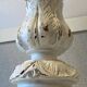Paire de Gros Bougeoirs Flambeaux Chandeliers Bois Tourné Sculpté Blanchi