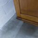 French wardrobe with tapered legs, 3 doors, 120cm hanging rail, new.