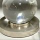 Crystal ball lamp, model no 7706 Jacques Adnet for Baccarat.
