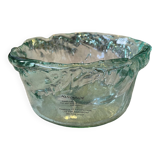 Petit pot en verre à forme libre et organique