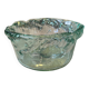Small, free-form, organic glass jar