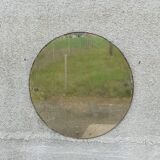 Old round mirror