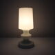 Lampe de table tout en verre du milieu du siècle / Osvětlovací sklo Valašské Meziříčí, années 1970.