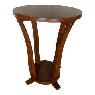 Art deco pedestal table