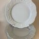 4 Limoges porcelain dinner plates Philippe Deshoulières California model