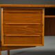 Mid-century Danish teak executive desk by Arne Vodder for H.P. Hansen, 1960s