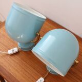 Rare pair of wall sconces, 1950, Scandinavian