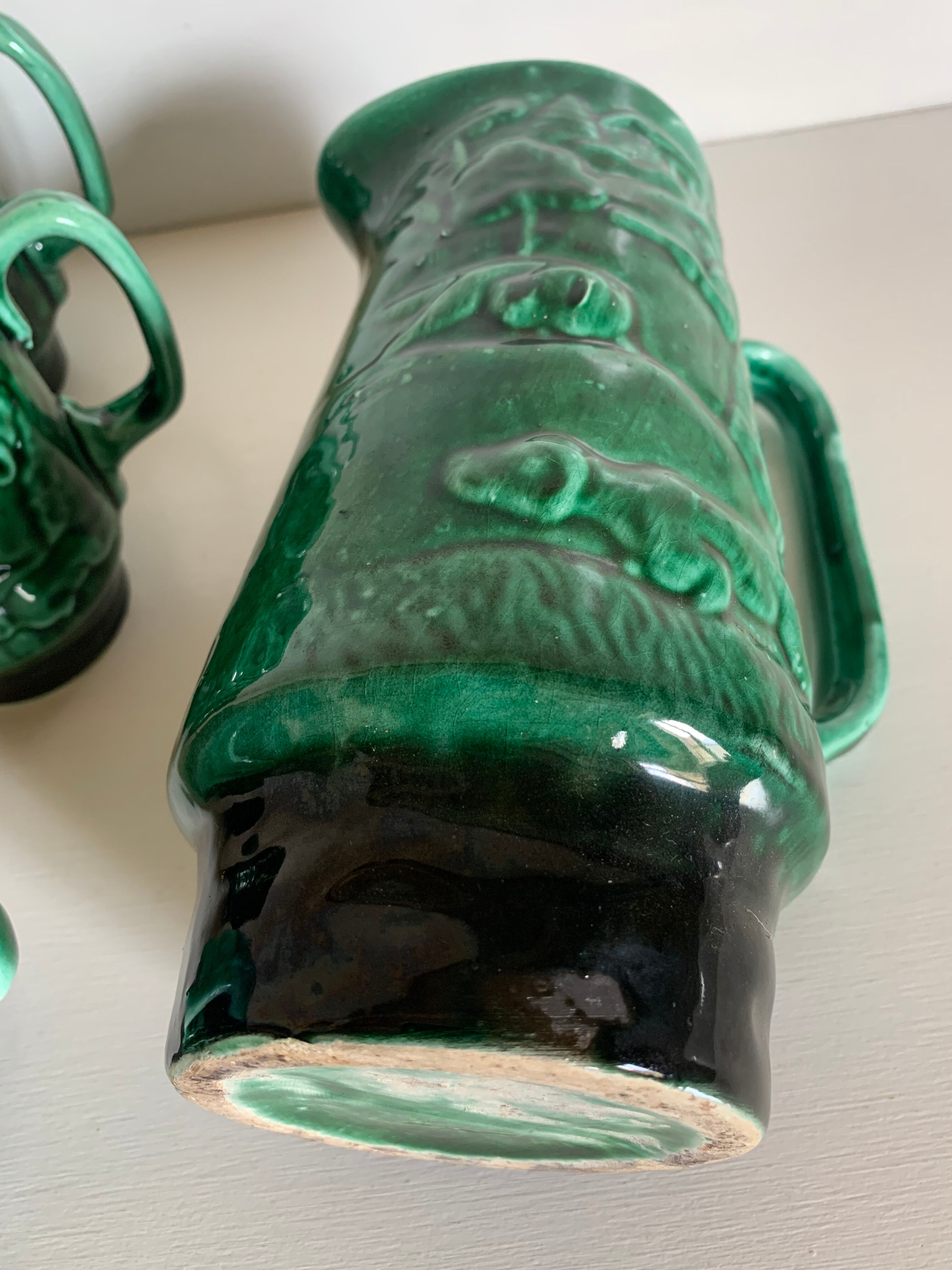 Service at orangeade art deco ceramic