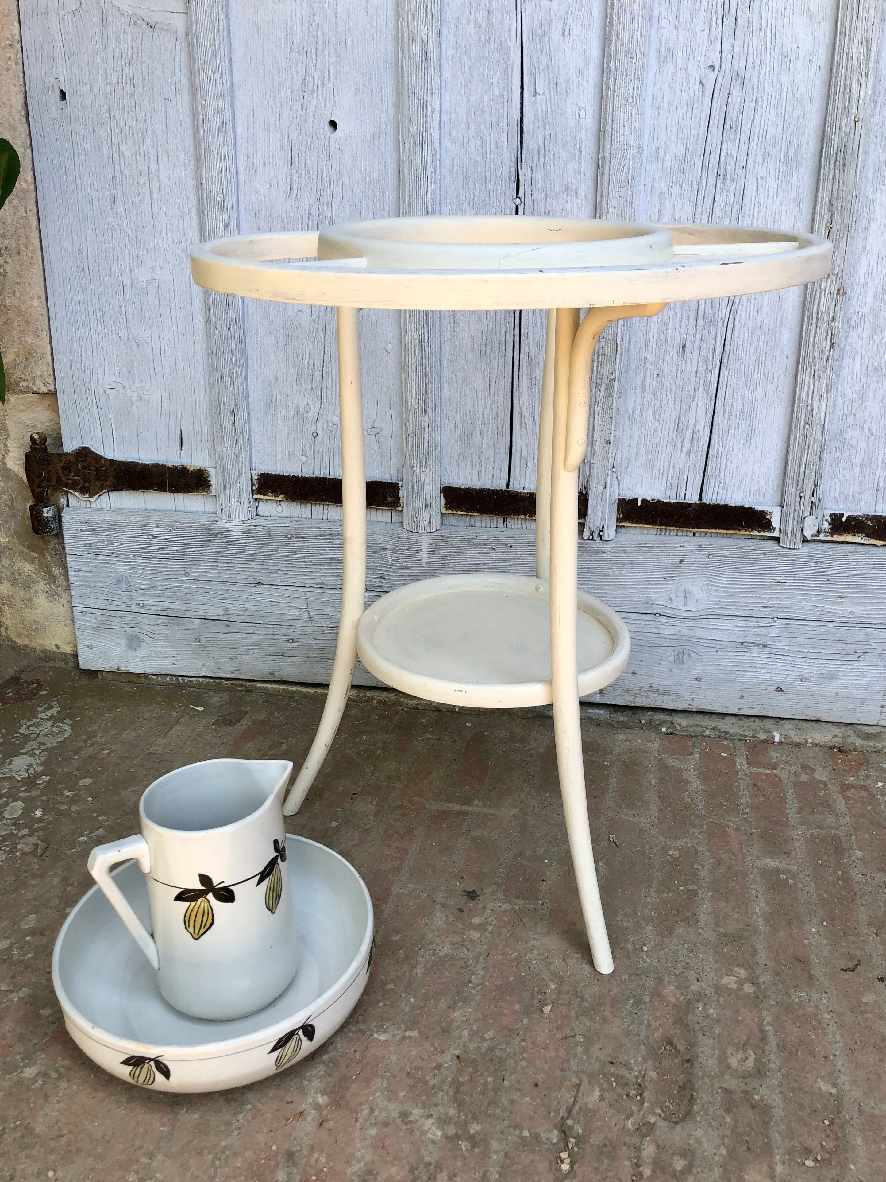 White toilet cabinet Baumann 1920