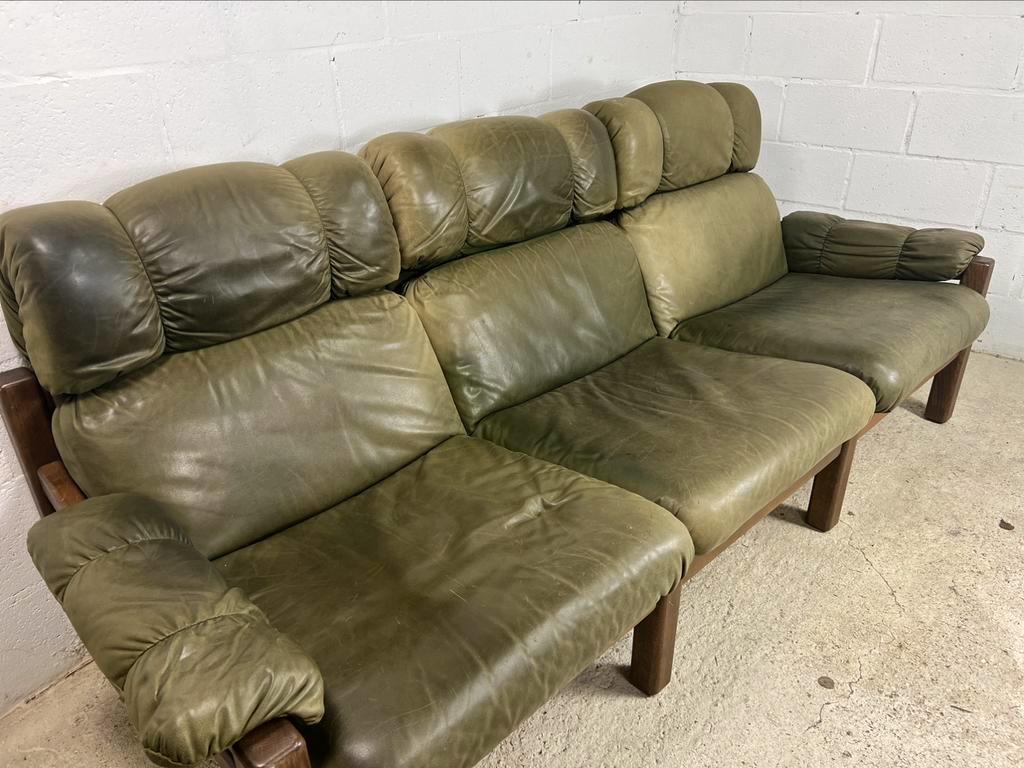Vintage leather seat
