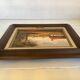Countryside landscape painting oil on canvas signed