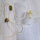 Baladeuse en verre taillé des années 60 - Lumière d'appoint (2 disponibles)