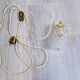 1960s cut glass portable lamp - Accent light (2 available)
