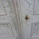 Pair of closet door old green patina