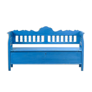 Banc en pin antique, années 1920