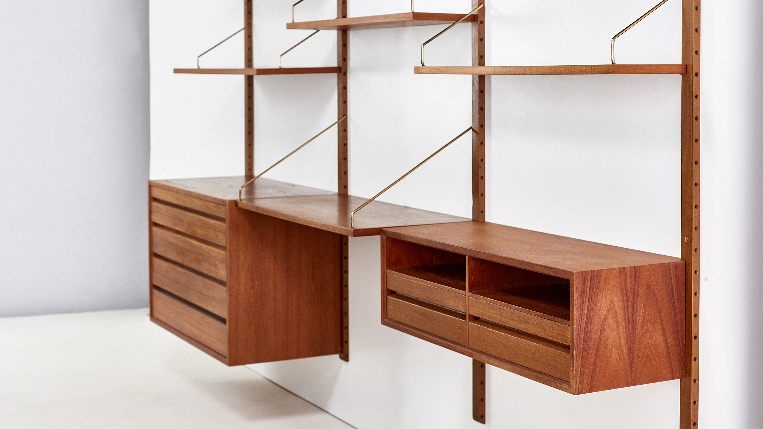 Poul Cadovius for Cado, "Royal System" wall unit, Denmark 1950