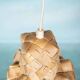 Vintage Scandinavian pendant from the 1960s, Japandi pendant.