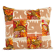 Vintage embroidered cushion cover 46x46 cm