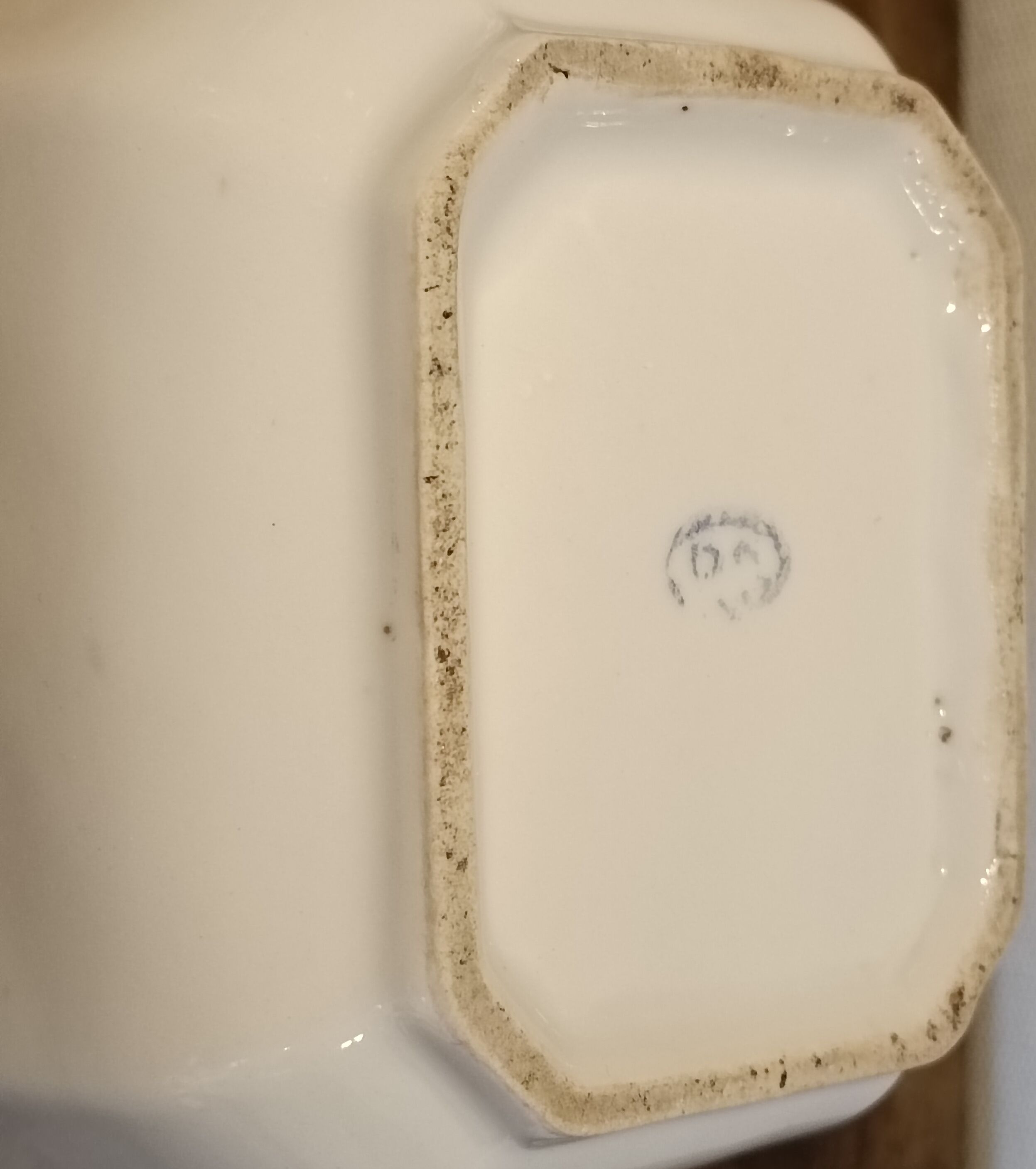 Porcelain sugar bowl