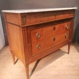 Louis XVI style chest of drawers with 2 drawers