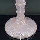 Lampe Palmier en céramique rose nacrée, Italie, circa 1960