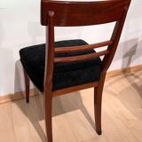 Neoclassical Solid Mahogany Side Chair, 1820s