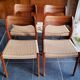 4 rosewood chairs by Niels Otto Møller model 71, Denmark 1950
