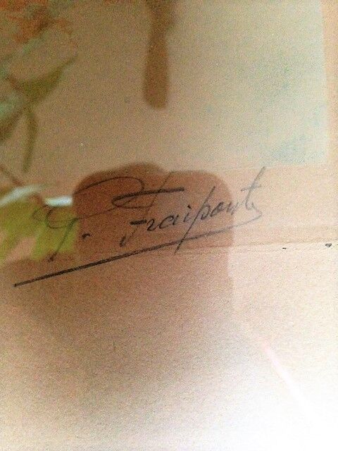 Bouquet of anemones in a copper vase