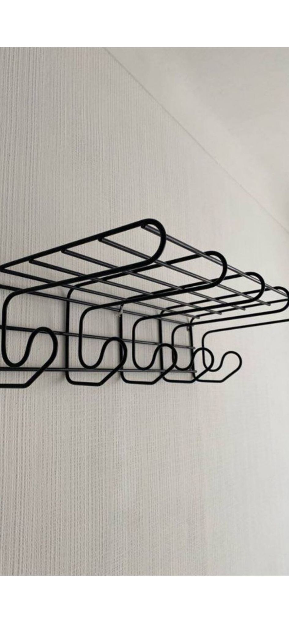 IKEA FRÄN Black coat rack by Louise Hederstrom