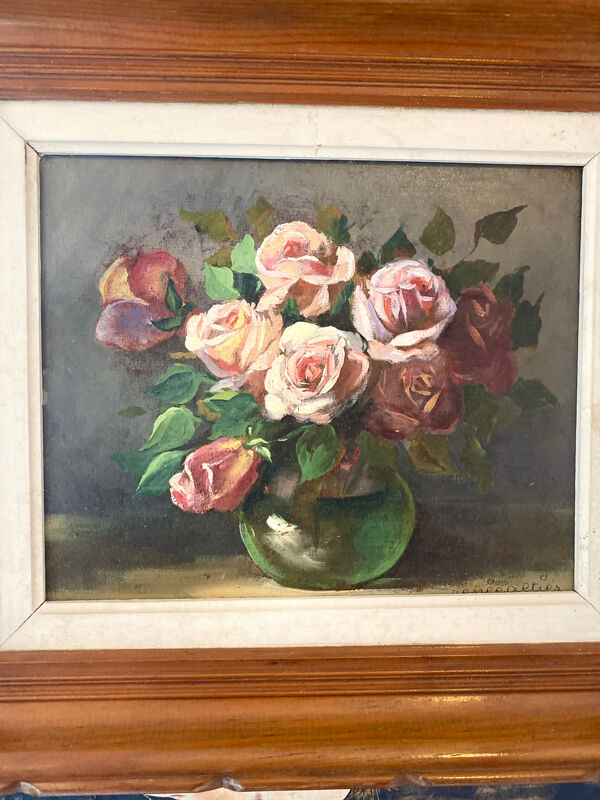 Tableau huile sur toile René Altier