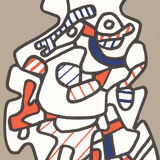 Affiche exposition Jean Dubuffet
