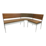 1970 wooden kitchen corner bench set