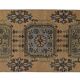 One-of-a-kind turkish handwoven vintage rug - rustic vintage charm 330x 84