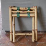 Bamboo folding stool