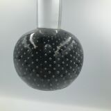 Lot de 6 vases soliflore en verre bullé années 50-60