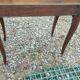 Antique marquetry commode with marble top in Louis XVI style.