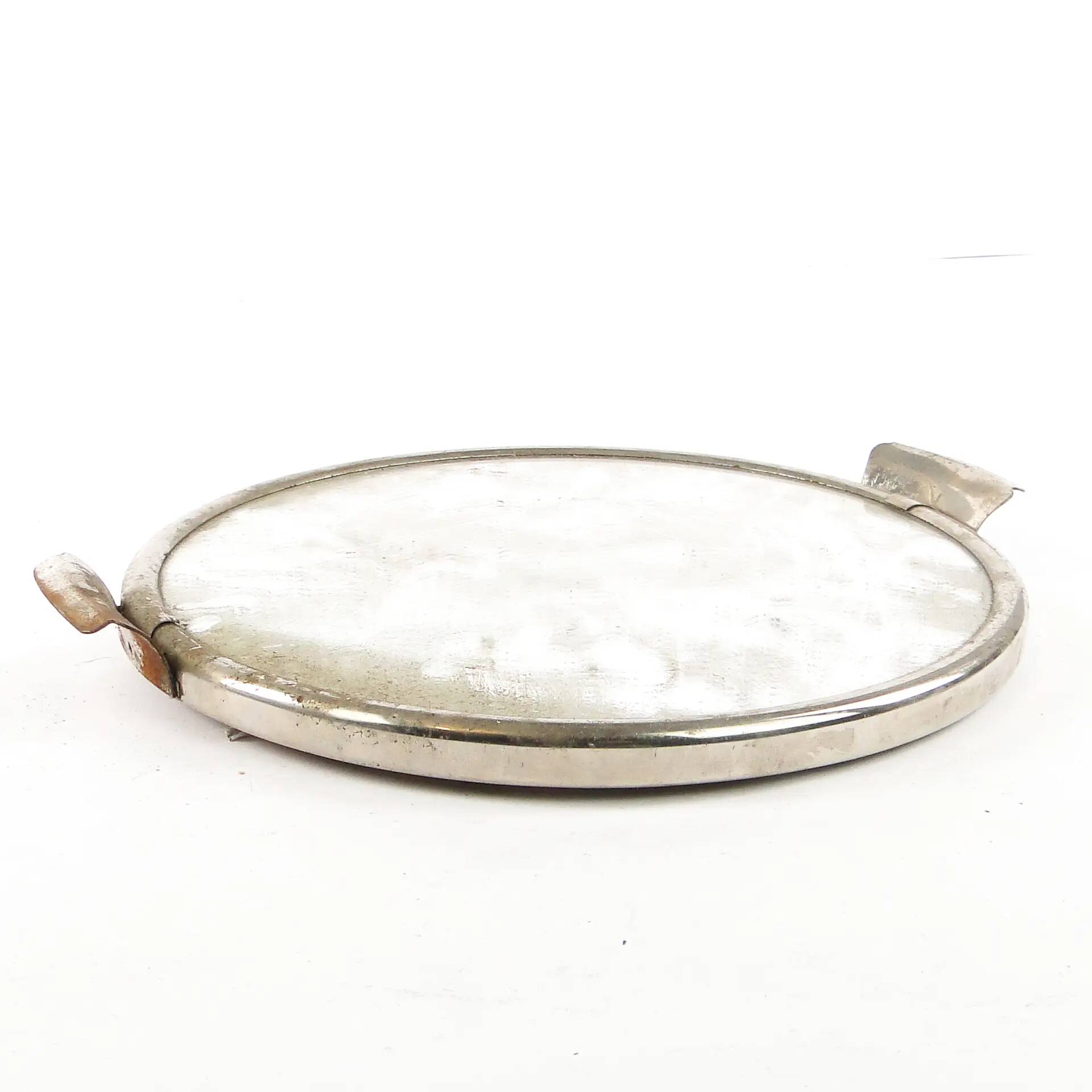 Art Deco tray, silver-plated brass, OPP Jihlava, Czechoslovakia, 1960s
