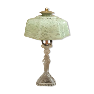 Lampe pied tout en verre