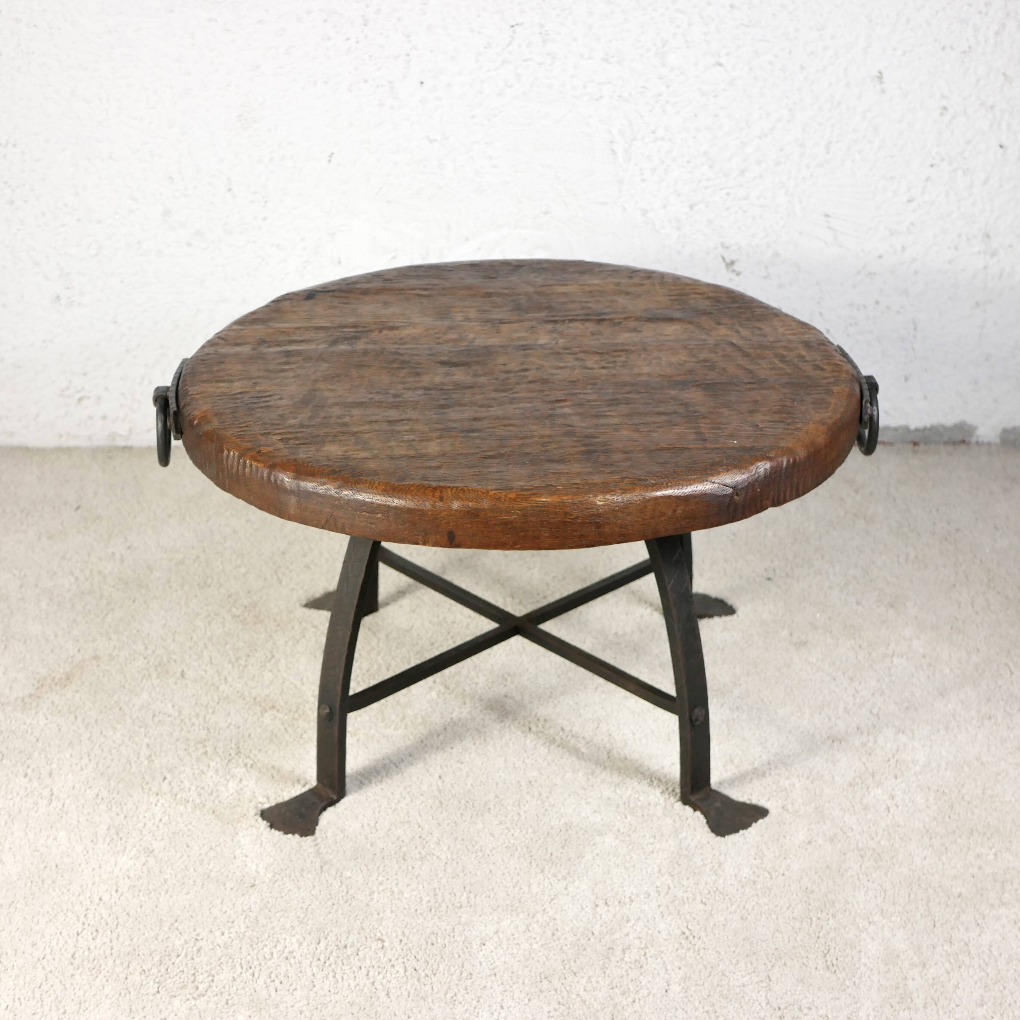 Brutalist round table