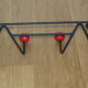 Coat rack 4 red balls - 1960s