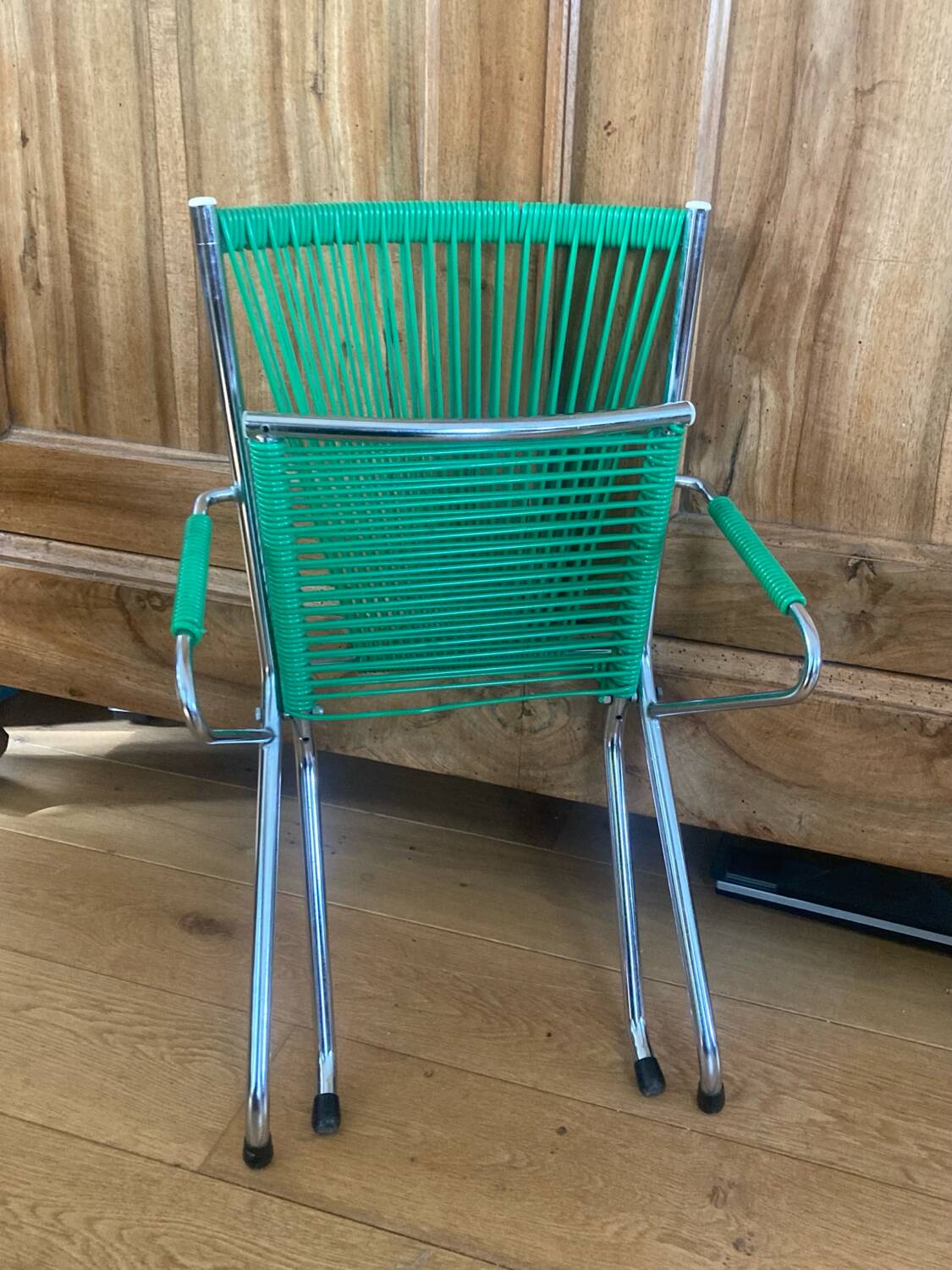 Fauteuil Scoubidou pliant pour enfant, années 1960