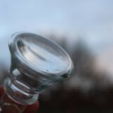 Elegant cut-glass carafe – classic and refined style