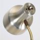 Dansa lamp / C. V. Østergaard floor lamp / reading lamp with "rocket" base / 1960s / 1970s / brass / Danish modern design