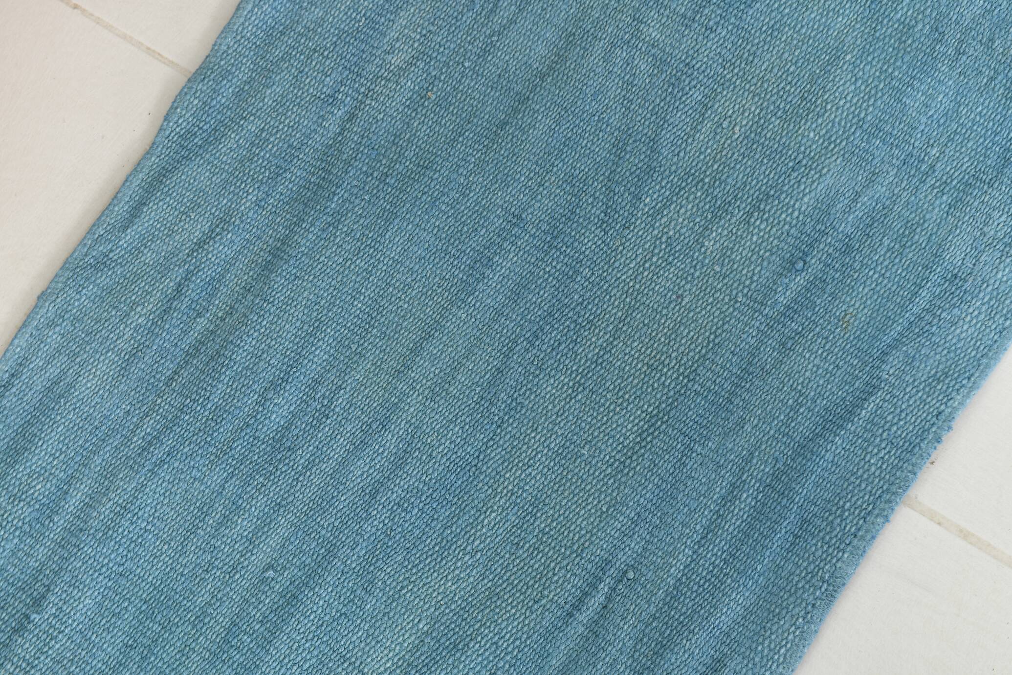 Light Blue Green Vintage Runner Rug, 57x203Cm