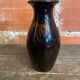 Antique Lacquered Wood Vase Vietnam Koi Carp 3D Vintage
